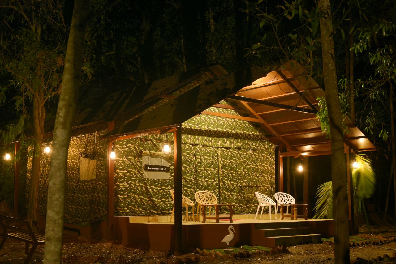 stay in dew drop jungle resort dandeli